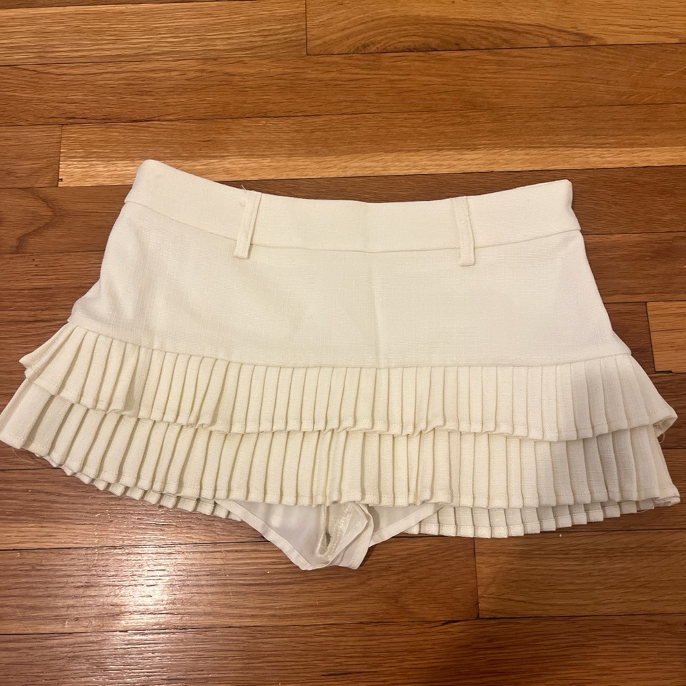 Lioness double ruffle mini skort